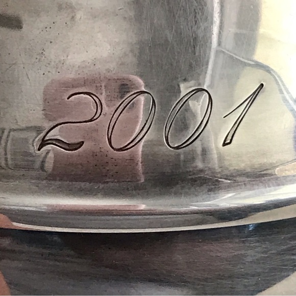 2001 REED & BARTON Silver Plate Holly Bell Christmas Ornament - Discontinued - Picture 8 of 9